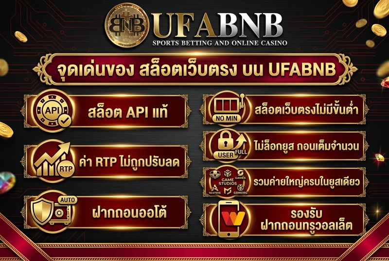 จุดเด่นของสล็อตเว็บตรง